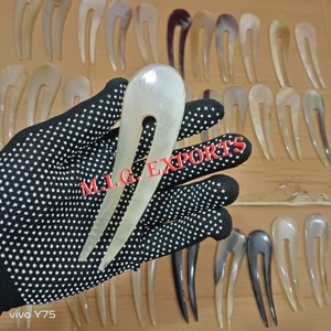 Buffalo Natural Horn <b>Pin</b> or Stick or Hair fork light brown color A horn hair <b>pin</b> (or hair fork) is a sustainable, durable access - Product Image 3
