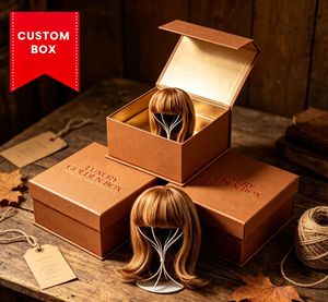 Custom Wig <b>Shipping</b> <b>Boxes</b> with Logo Wholesale Custom Wig Packaging <b>Boxes</b> OEM Luxury Wig <b>Boxes</b> with Custom Logo - Product Image 1