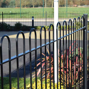 Panneaux de clôture décoratifs galvanisés à chaud pour piscine, clôture de piscine à arceau décoratif, clôture de sécurité pour jardin et piscine - Product Image 3