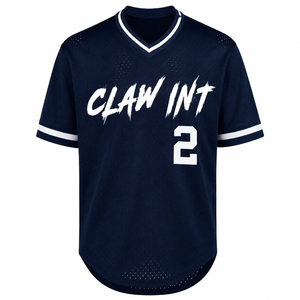 Camiseta Deportiva de Fútbol Americano para Hombre, Color Azul Marino, Transpirable, Cuello en V, Manga Corta - Product Image 5