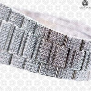 Reloj de Cuarzo Analógico de Acero Inoxidable para Mujer, Marca Charm Jewells, de Lujo, con Esfera Redonda de 38 mm, Cierre Plegable, Cristal de Zafiro Luminoso - Product Image 4