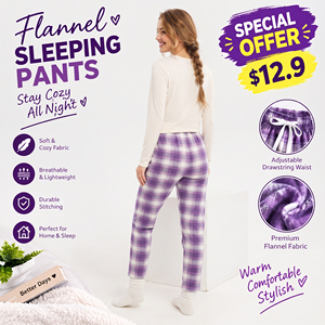 Wholesale Sleeping Flannel Trousers Women's Cotton <b>Pajama</b> Casual Night Wear Sleeping <b>Pajama</b> <b>Plaid</b> Check Drawstring Pants - Product Image 4