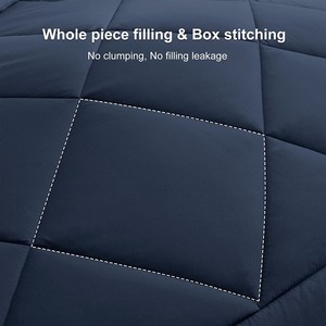 Premium Quality Custom Logo Printed Embroidered Winter Breathable Cotton Luxury Reversible Home & Hotel Use <b>Comforter</b> - Product Image 5