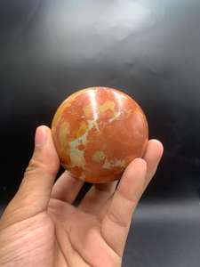 Esfera de Jaspe Maligano Indonesio Natural de 5 cm, Pulida y Lisa, Bola de Piedra Preciosa Multicolor para Decoración, Colección y Meditación - Product Image 6