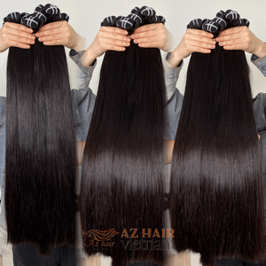 Wholesale High Quality 30-Inch Virgin Remy <b>Hair</b> <b>Extensions</b> Super Double Drawn Raw Vietnamese Weft Bundles 30 Inches Stretched - Product Image 5