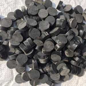 Boutons décoratifs modernes en corne de buffle noire, faits à la main, écologiques, pour vêtements, costumes, manteaux, pulls, artisanat naturel - Product Image 4