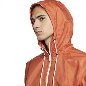 Conjunto de Chaqueta Corta Cortavientos Transpirable y Ecológica de Dos Piezas Personalizada, con Cordón Ajustable, de Nailon y Poliéster, Ropa Deportiva Unisex - Product Image 4