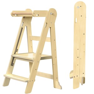 Taburete de Jirafa de Madera de Acacia Pintado a Mano - Muebles Infantiles al por Mayor - Product Image 4