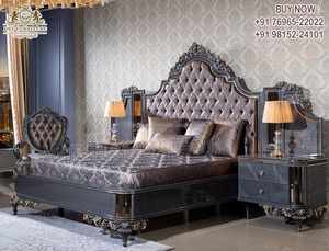 Ensemble de meubles de chambre à coucher de luxe pour la décoration de la maison, couleur personnalisée, style moderne, bois de teck durable, 7 pièces - Product Image 3