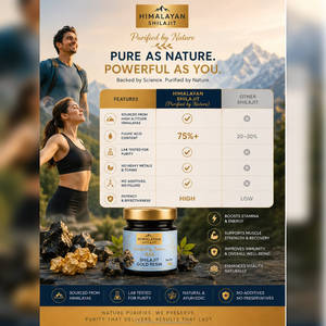 Résine d'or de Shilajit de l'Himalaya pour l'énergie quotidienne, la vitalité et le bien-être – Emballage personnalisé OEM/ODM disponible - Product Image 4