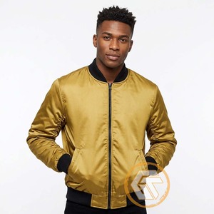 TRÉAUX GÉNÉRAUX GÉNÉTIQUES Alpha |   Blouson universitaire matelassé brodé en satin Phi pour homme, col montant respirant, haute qualité, collection automne - Product Image 2
