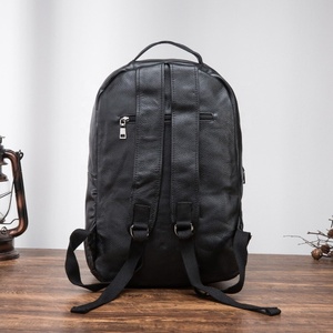 Mochila de Cuero para Portátil, Cómoda y con Múltiples Bolsillos, para Mujer, con Logotipo Personalizado, Estilo Militar - Product Image 6