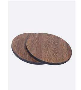 Sous-verres en bois finis classiques de qualité supérieure pour la maison et le bureau, design artisanal écologique, élégance fonctionnelle, protège les tables des déversements - Product Image 3