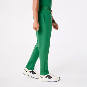 Medical Uniform Unisex Men V Neck Top Straight Pants Woven Cotton <b>Scrub</b> <b>Set</b> Custom Logo High Quality <b>Scrub</b> <b>Sets</b> - Product Image 5