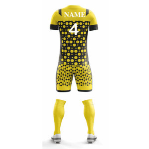 Maillot de football américain pour hommes, vente en gros, dernier design, unisexe, manches courtes, tenue de sport, séchage rapide, uniforme de haute qualité - Product Image 3