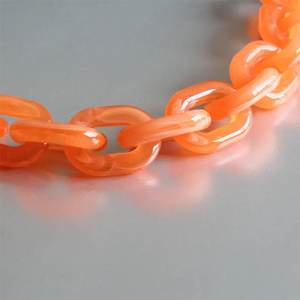 Cadenas de resina personalizables de gran tamaño y colores claros, eslabones grandes de resina multicolor de Whimsy Art Craft - Product Image 4