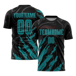 Venta al por Mayor de Fábrica, Precio Económico, Uniforme de Fútbol Transpirable 100% Poliéster Sublimado, Diseño de Logotipo Personalizado, Más Vendido - Product Image 6