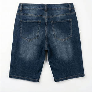 Shorts en jean déchirés pour hommes, style décontracté tendance pour l'été, faciles à assortir - Product Image 2