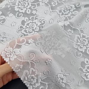 Floral Vine Customized Color Lightweight Stretch <b>Lace</b> Fabric 147cm Nylon Spandex <b>Elastic</b> Warp Knit for Wedding Lingerie Dresses - Product Image 6