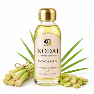 Aceite Esencial de Limoncillo de Tamil Nadu 100% Puro y Natural de Primera Calidad, Destilado al Vapor, para Aromaterapia y Cuidado Facial, Kodai Global Export - Product Image 1