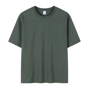 Wholesale Heavyweight Men's T-Shirt High Quality Oversized <b>Tshirt</b> with Custom Embroidery Logo - Product Image 4