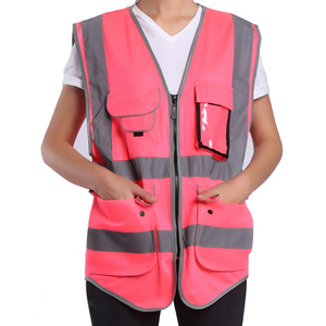 Gilet de sécurité réfléchissant haute visibilité imperméable ANSI Classe 2 avec logo personnalisé, couleur personnalisée, taille personnalisée, pour hommes et femmes, travail hivernal - Product Image 3