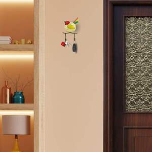 Antique Style Single Bird 2 <b>Hook</b> <b>Wall</b> Hanger – Durable Iron Decorative Home Organizer High Quality - Product Image 4