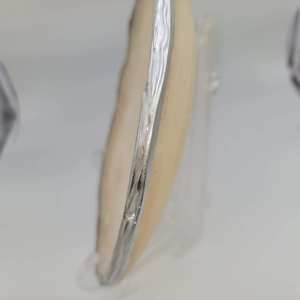 จานเรซิ่นตกแต่ง จานใส่เครื่องประดับ จานใส่กุญแจ รูปทรงไม่สมมาตร ขนาด 9 นิ้ว จานตกแต่ง งานแฮนด์เมด ของขวัญทางธุรกิจ สไตล์โมเดิร์น - Product Image 4