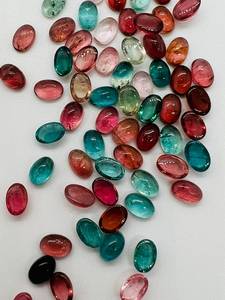 Cuentas de Turmalina Rosa Natural, Corte Ovalado, Cambio de Color, Gemas Sueltas para Joyería, Venta al por Mayor, 100 Gramos, Tamaño Libre, Gemas Zubeda - Product Image 4