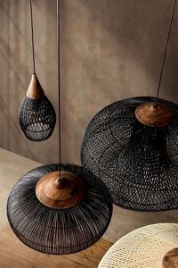 Lámpara Colgante de Ratán Estilo Boho Moderno, Hecha a Mano, para Sala de Estar, Comedor, Cafetería, Hotel, Decoración de Interiores - Product Image 5