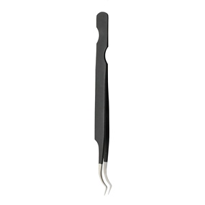 Pinces à épiler professionnelles Royal Tweezers Instruments, logo personnalisé, qualité supérieure, acier inoxydable, pointe lisse, antimagnétiques, pour cils et sourcils - Product Image 4