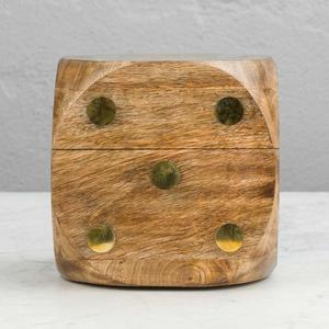 Dados de Madera Ecológicos, Objeto Decorativo, Artículos de Decoración para Oficina y Hogar, Ideas de Regalos Promocionales, Dados Personalizados Hechos a Mano - Product Image 5