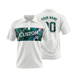 Camiseta Deportiva Polo Técnica para Hombre con Estampado por Sublimación, 165GSM, Poliéster Transpirable, Corte Aerodinámico, para Maratón y Equipos de Atletismo - Product Image 3
