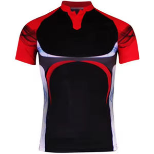 Ropa Deportiva, Uniforme de Rugby, Impresión de Logotipo Personalizado, Transpirable, Manga Corta, Alta Calidad, Nuevo Diseño de Equipo, Diferentes Colores - Product Image 6