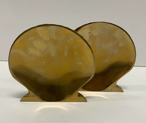 Luxury Gold Metal Seashell <b>Bookends</b> Decorative Coastal Book Holder Pair for Bookshelf Office Home Decor gold <b>bookends</b> seashell - Product Image 3