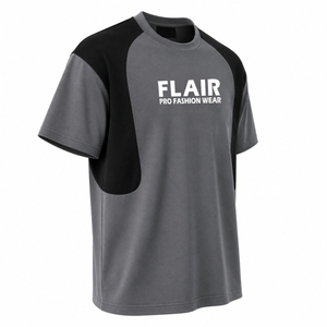 Custom Oversized Streetwear <b>Raglan</b> T-Shirt | Premium Cotton Jersey Color Block Tee | - Product Image 4