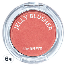Discounted the Saem 4.5g Jelly Blusher CR01 Peach Crush 6ea High <b>Pigment</b> Dewy Finish Face Product - Product Image 1