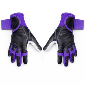 Guantes de Bateo de Béisbol para Adultos de Todos los Tamaños, Más Vendidos, Cierre de Velcro Ambidiestro, Uso Profesional, Cuero, Ligeros y Duraderos - Product Image 5