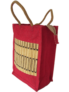 Sac shopping en jute, sac cadeau écologique, sac fourre-tout en jute naturel, sac en jute réutilisable, sac cadeau en jute pour les cadeaux - Product Image 4