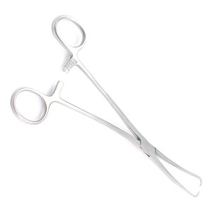 Pinza Tenaculum de 9.50 Pulgadas, Doble Curvatura, Instrumento Quirúrgico Ginecológico de Acero Inoxidable, Pinza Tenaculum para Agarre Cervical - Product Image 2