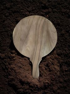 เขียงไม้อะคาเซียขนาดใหญ่มากไม้แกะสลักด้วยมือฮวงจุ้ยตกแต่งห้องครัวงานฝีมือธรรมชาติสำหรับสับเกลือน้ำผลไม้ของตกแต่งบ้าน - Product Image 3