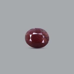 Natural Red Ruby Loose Gemstone 13.15 Carat Oval Cut for Fine Jewelry - Product Image 1