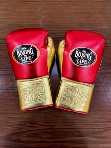 Gants de MMA Golden Wave 12oz-16oz à fermeture auto-agrippante, imperméables, respirants, en cuir véritable, pour entraînement de boxe, rouge et or, Sanda, Kickboxing - Product Image 5