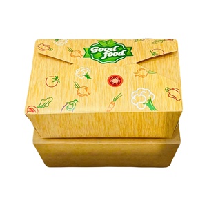 Boîte à lunch cylindrique en papier kraft écologique, jetable, autoportante et résistante aux fuites de graisse, idéale pour les snacks à emporter (vente en gros) - Product Image 2