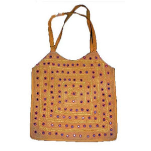 Handcrafted Mirror Work Shoulder <b>Bag</b> Traditional Embroidered <b>Boho</b> Crossbody Purse Ethnic Festival Tote Handmade Artisan Fashion - Product Image 2