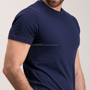 T-shirt pour homme uni, col rond, manches courtes, décontracté, impression personnalisée, t-shirt en coton de haute qualité - Product Image 4