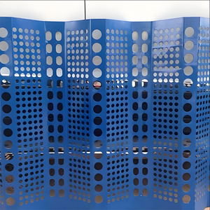 Chuyên nghiệp gió bụi hàng rào tấm thép mạ kẽm nhôm Composite cho bên ngoài xây dựng an ninh Gió Bụi Net - Product Image 2