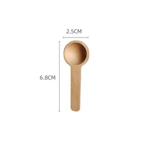 Juego de Cucharas Medidoras de Madera para Café, Té y Especias, Ecológicas, No Tóxicas, Aptas para Lavavajillas, Accesorios de Cocina, Logotipo Personalizado - Product Image 1
