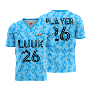 Ensemble de maillots de football personnalisés pour hommes, uniforme de football haut de gamme, ensemble respirant en mesh, vêtements d'équipe, impression de logo OEM, approvisionnement en gros - Product Image 4