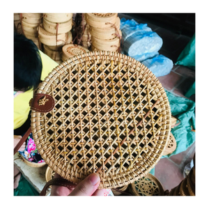 Sac à main en rotin tressé artisanal, sac fourre-tout en fibres naturelles, accessoire de mode écologique et durable, OEM ODM en gros - Product Image 3